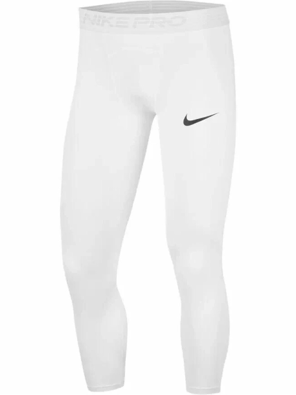Nike Pro Men's 3/4-Length Compression Tights | BV5643-100 | White | Small